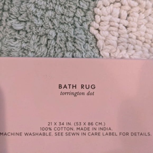 Torrington Dot Bath Rug - Picture 3 of 3